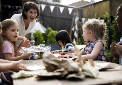 Little Kids Learning Sustainable Lifestyle Science Class